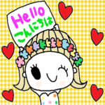 nenerinシンプル日常会話スタンプ359英語