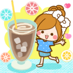 夏に向かって涼しい大人スタンプ