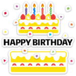 おしゃれ☆ステッカー風☆誕生日・お祝い