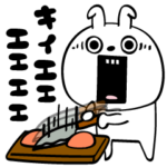 ピタうさぎ狂気だぉ