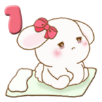 ぽっちゃりウサギ 1『夏の一言』
