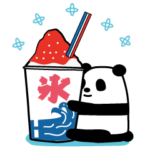 暑中見舞いのハガキ風スタンプ2