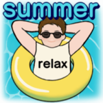 男性に使って欲しいスタンプ☆夏に優しい2