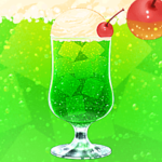 クリームソーダ/暑中お見舞い*残暑お見舞い