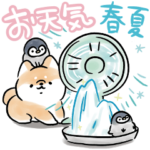 ほんわかしばいぬ<お天気/春夏>