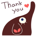 ショコラ風☆ゾウのパレット