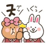 韓国語★チョコ＆コニーの学生スタンプ