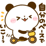 気持ち支える♡ころころパンダ