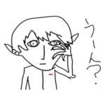 ChroNoiR手描きスタンプ