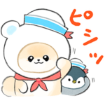 ぽぽちとしろくま＆ペンギンさん