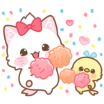 子ねこモニカのかわいいスタンプpetit04