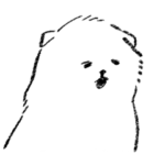 ふつうのいぬたちスタンプ