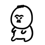 犬犬赤ちゃんスタンプ