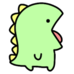 一生やる気が出ない。シュールなミニ恐竜