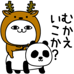 じろりねこ着ぐるみ家族連絡軍隊風