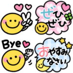 カラフル吹き出し♡毎日スマイル敬語