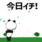▶目ヂカラパンダのゴルフ