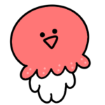 激しく動くシュールなミニたこ