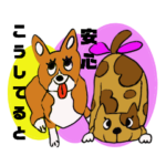 こうしてると安心！スタンプ