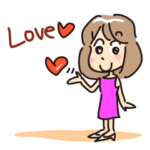 大人かわいいTamanoの英語スタンプ