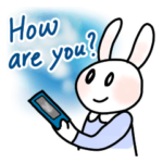 英語版！うさぎの「うー」３。ていねい言葉