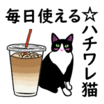 毎日使える☆ハチワレ猫