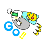 Go!たまごちゃん 動く英語スタンプ