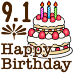 動く☆9月1日〜16日のお誕生日お祝い