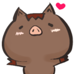 愛嬌振り撒きウリボー