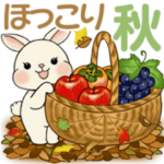ラブリーうさぎさん ♡ ほっこり秋