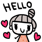 nenerinシンプル日常会話スタンプ457英語