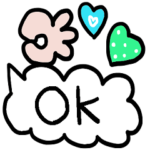 nenerinシンプル日常会話スタンプ468英語