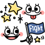 大人女子♡毎日スマイル可愛いスタンプ