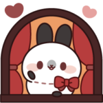 ヒマラヤンうさぎくんの日常系スタンプ