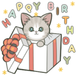 仔猫のぽんにゃん☆おめでとう