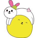 ハッピーウサギと中秋節