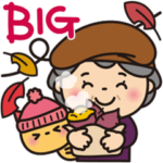 ばぁばの❤︎秋のBIGスタンプ