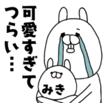 みきちゃんが可愛すぎてつらい
