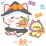 子ねこモニカの動く可愛いスタンプpetit01