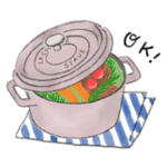 STAUB（ストウブ）　あいさつスタンプ