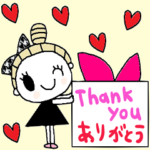 nenerinシンプル日常会話スタンプ481英語