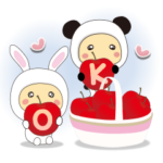 きぐるみ団♡飛び出す秋スタンプ♪