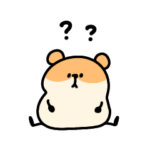 へんてこなハムスター