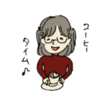 孫作おばあちゃんスタンプ