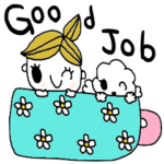 nenerinシンプル日常会話スタンプ497英語