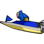 ボートのスタンプ