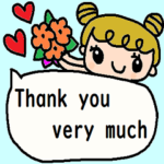 かわいい英語スタンプ75修正