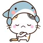 ちびミケ×ちびサメ