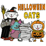 juns猫のハロウィンパーティー