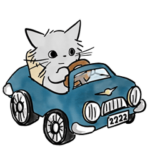 モフ猫銀くんのスタンプ